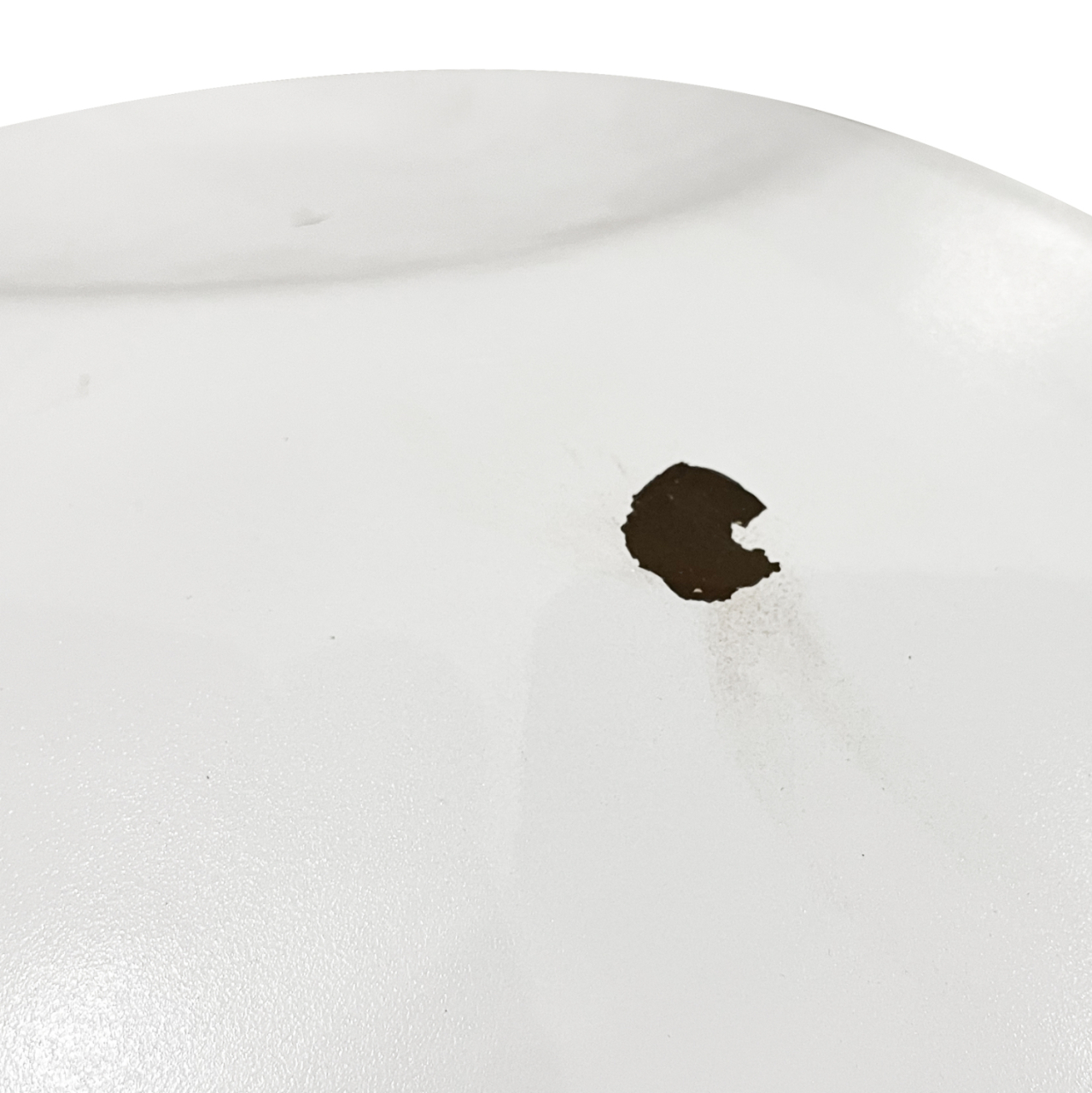 ROUND COFFEE TABLE BOWL HM8717.23 WHITE WITH ACACIA WOOD TOP Φ91x38,5Hcm. Β'RATED [4]