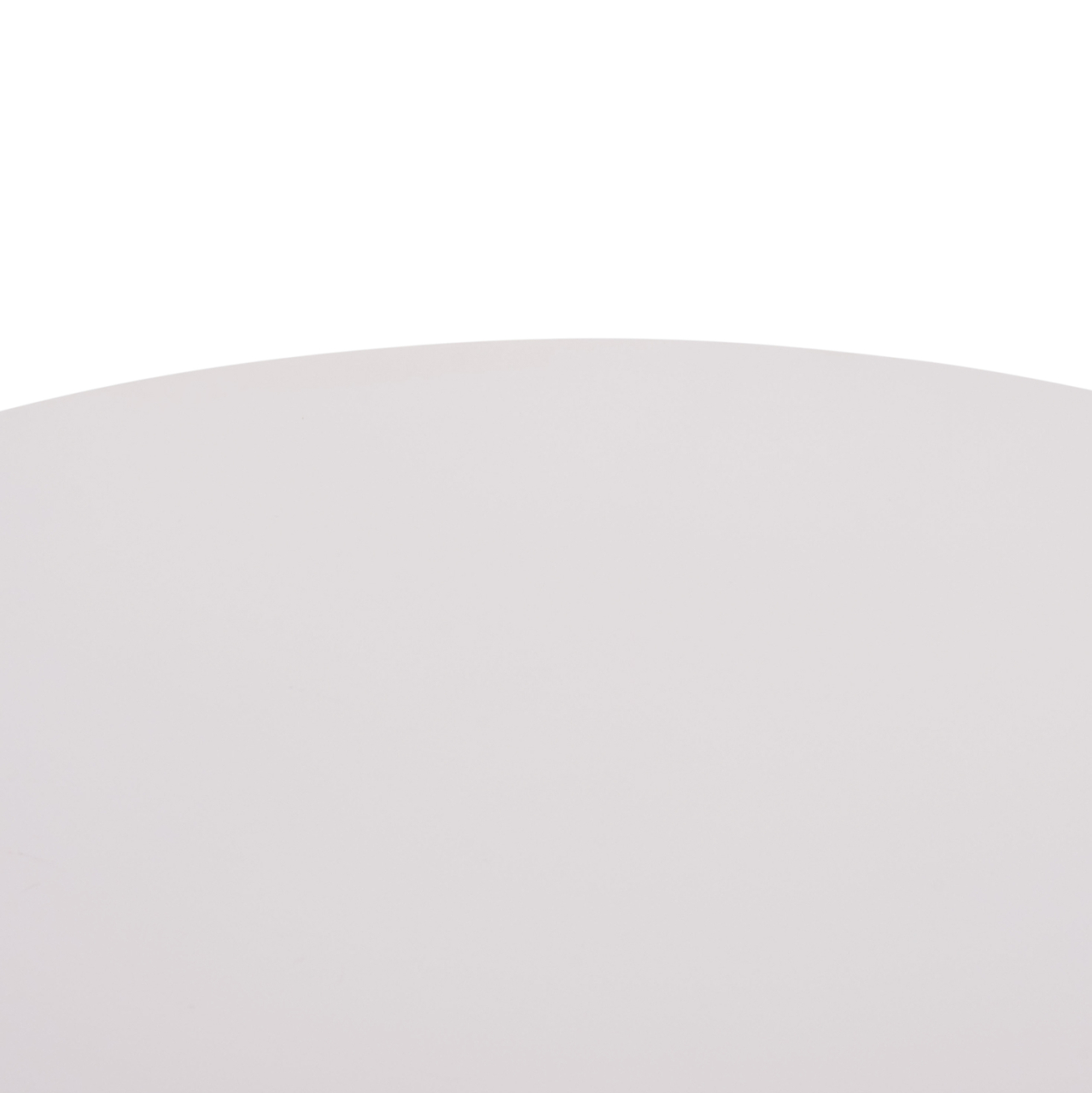 ROUND DINING TABLE BROLIN HM18141.01 MDF TOP-METAL BASE--WHITE Φ90x73Hcm. [7]