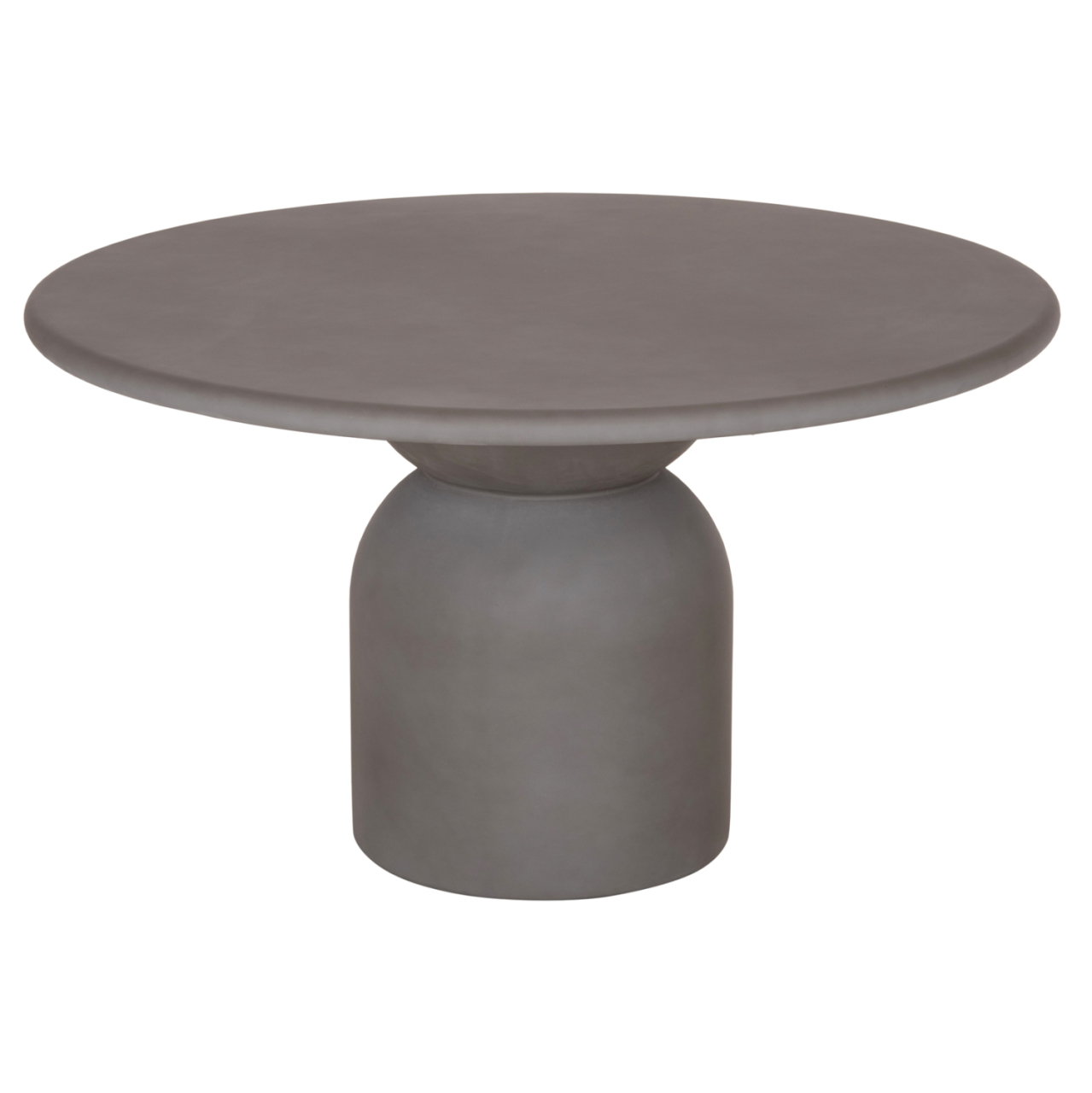 ROUND DINING TABLE KAZVIN HM6582.01 GREY FIBER CEMENT Φ130x73Hcm. [5]
