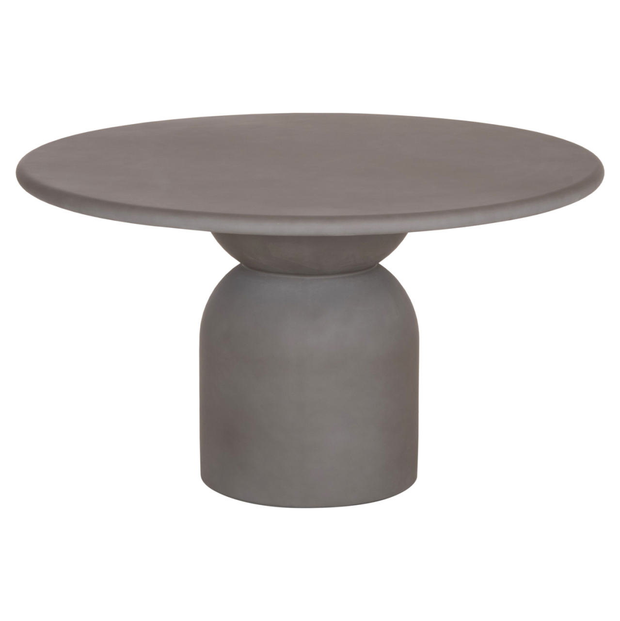 ROUND DINING TABLE KAZVIN HM6582.01 GREY FIBER CEMENT Φ130x73Hcm. [10]