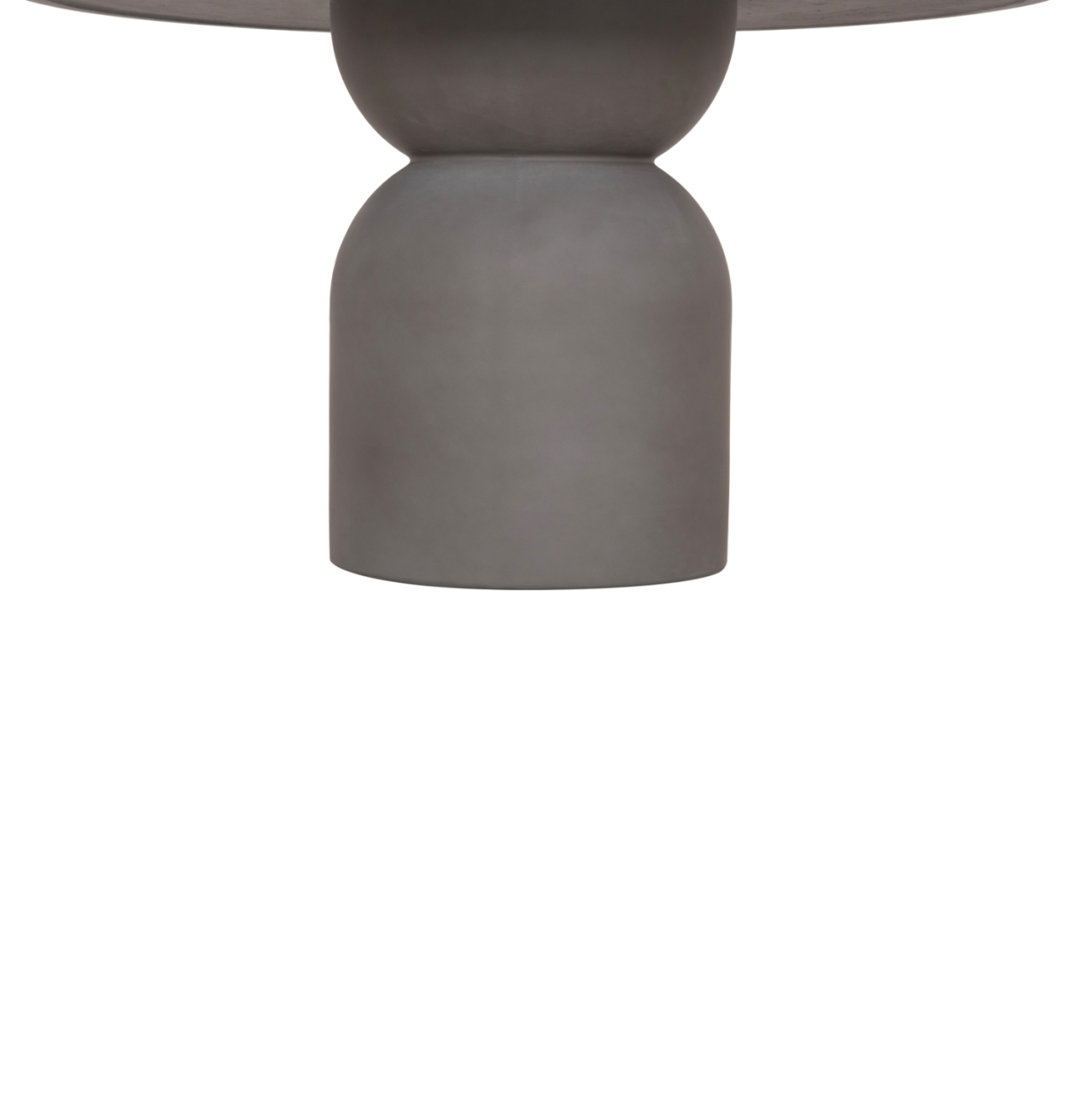 ROUND DINING TABLE KAZVIN HM6582.01 GREY FIBER CEMENT Φ130x73Hcm. [4]