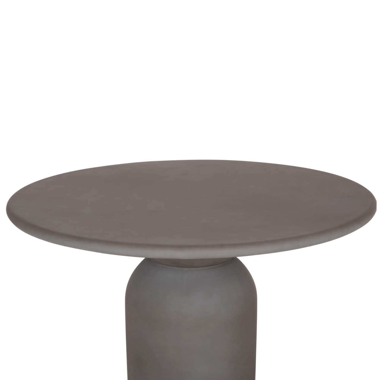 ROUND DINING TABLE KAZVIN HM6582.01 GREY FIBER CEMENT Φ130x73Hcm. [8]