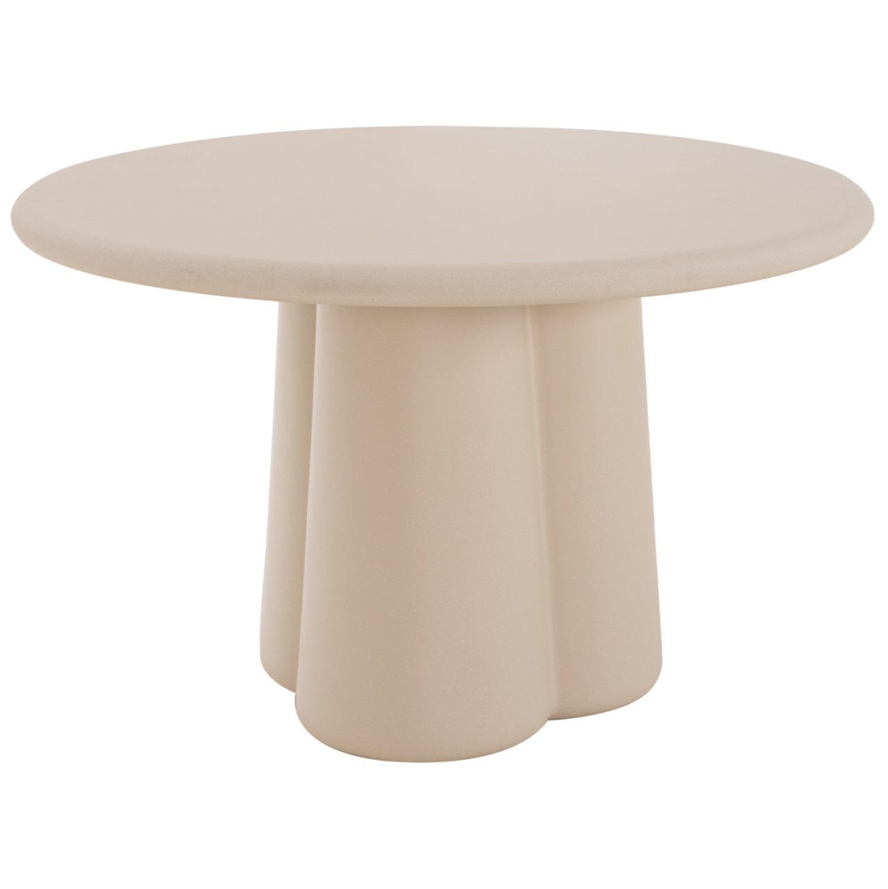 ROUND DINING TABLE NAYU HM6583.02 BEIGE FIBER CEMENT Φ120x73Hcm. [9]