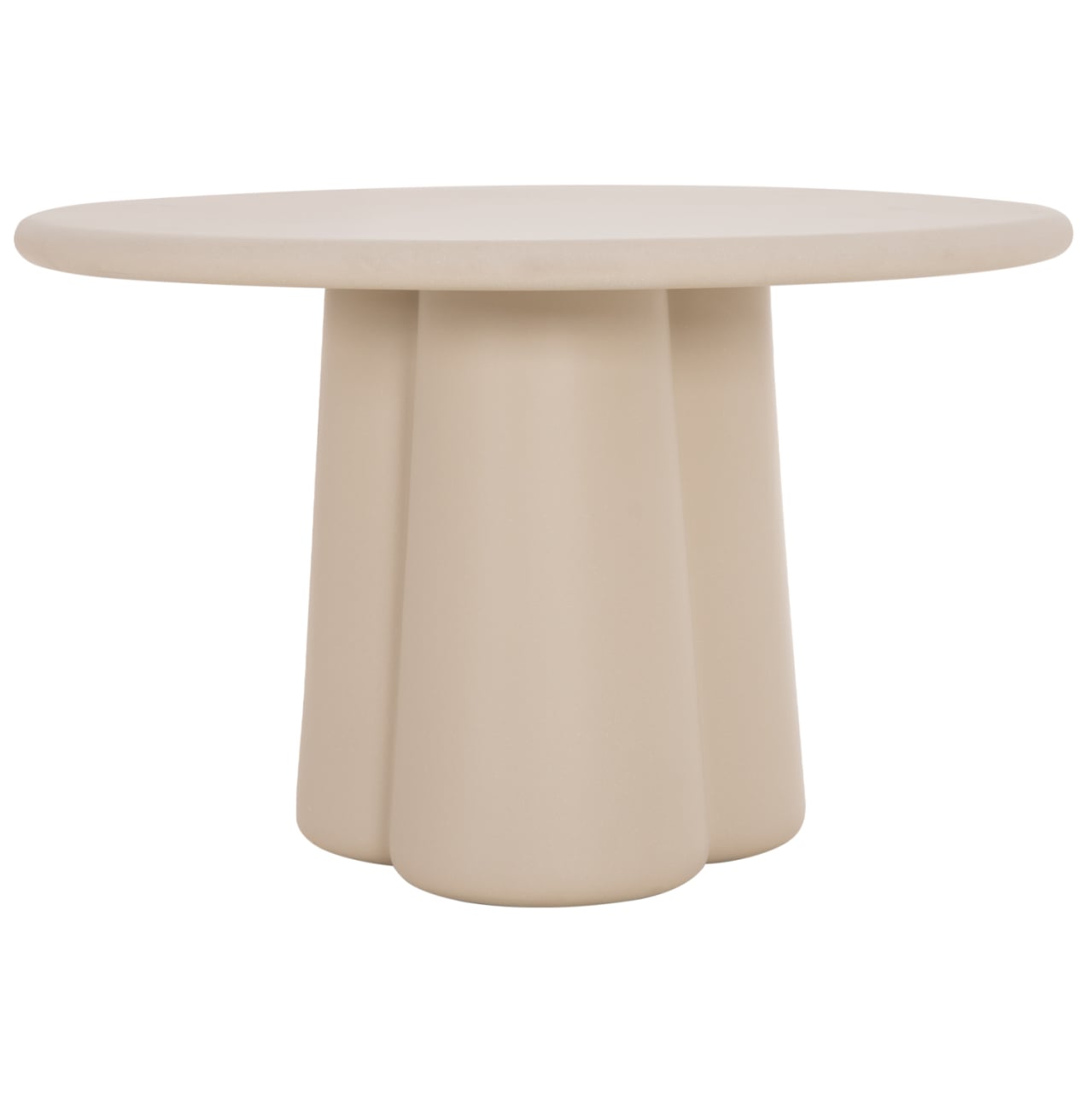 ROUND DINING TABLE NAYU HM6583.02 BEIGE FIBER CEMENT Φ120x73Hcm. [3]