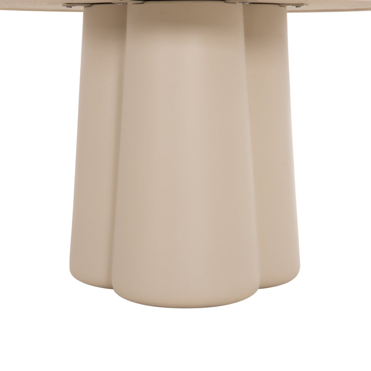 ROUND DINING TABLE NAYU HM6583.02 BEIGE FIBER CEMENT Φ120x73Hcm. [5]