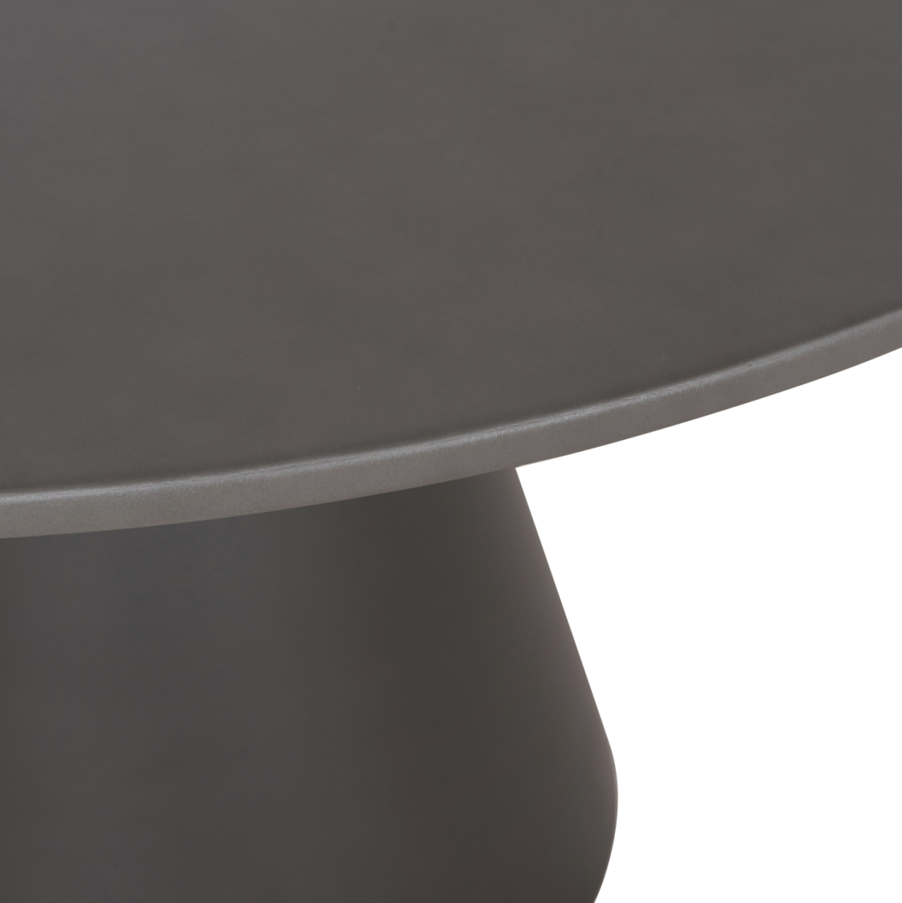 ROUND DINING TABLE RAIKO HM6573.01 GREY FIBER CEMENT Φ130x75Hcm [6]
