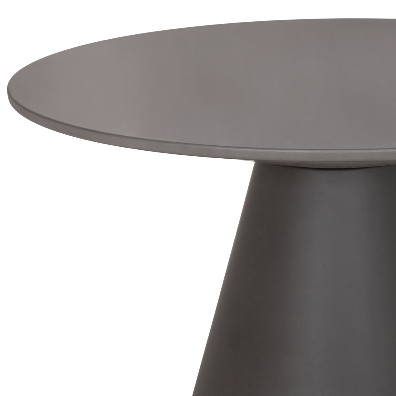 ROUND DINING TABLE RAIKO HM6573.01 GREY FIBER CEMENT Φ130x75Hcm [5]