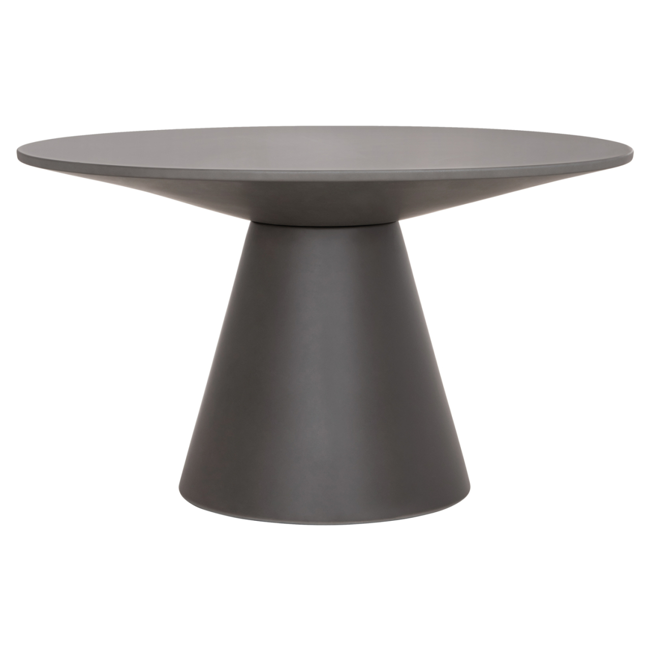ROUND DINING TABLE RAIKO HM6573.01 GREY FIBER CEMENT Φ130x75Hcm [4]
