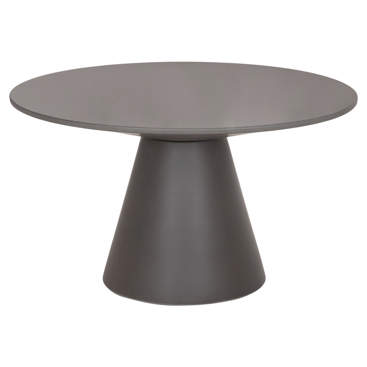 ROUND DINING TABLE RAIKO HM6573.01 GREY FIBER CEMENT Φ130x75Hcm [3]