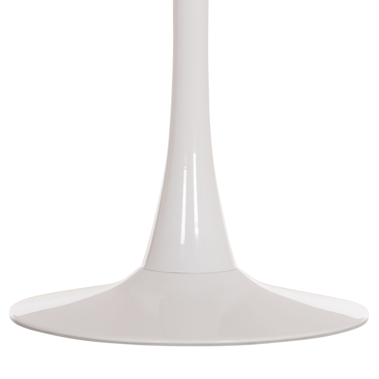 ROUND DINING TABLE ROLLO HM9421.11 MELAMINE IN WHITE MARBLE METAL LEG Φ90x74Hcm. [5]