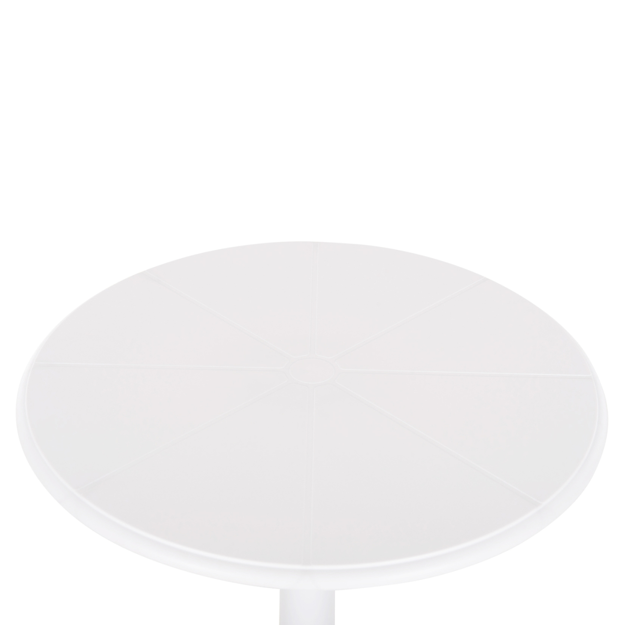 ROUND POLYPROPYLENE TABLE TERRIN HM6124.11 WHITE Φ61x77Hcm. [4]
