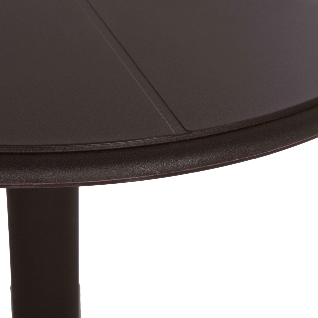 ROUND POLYPROPYLENE TABLE TERRIN HM6124.13 BROWN Φ60x75Hcm. [6]