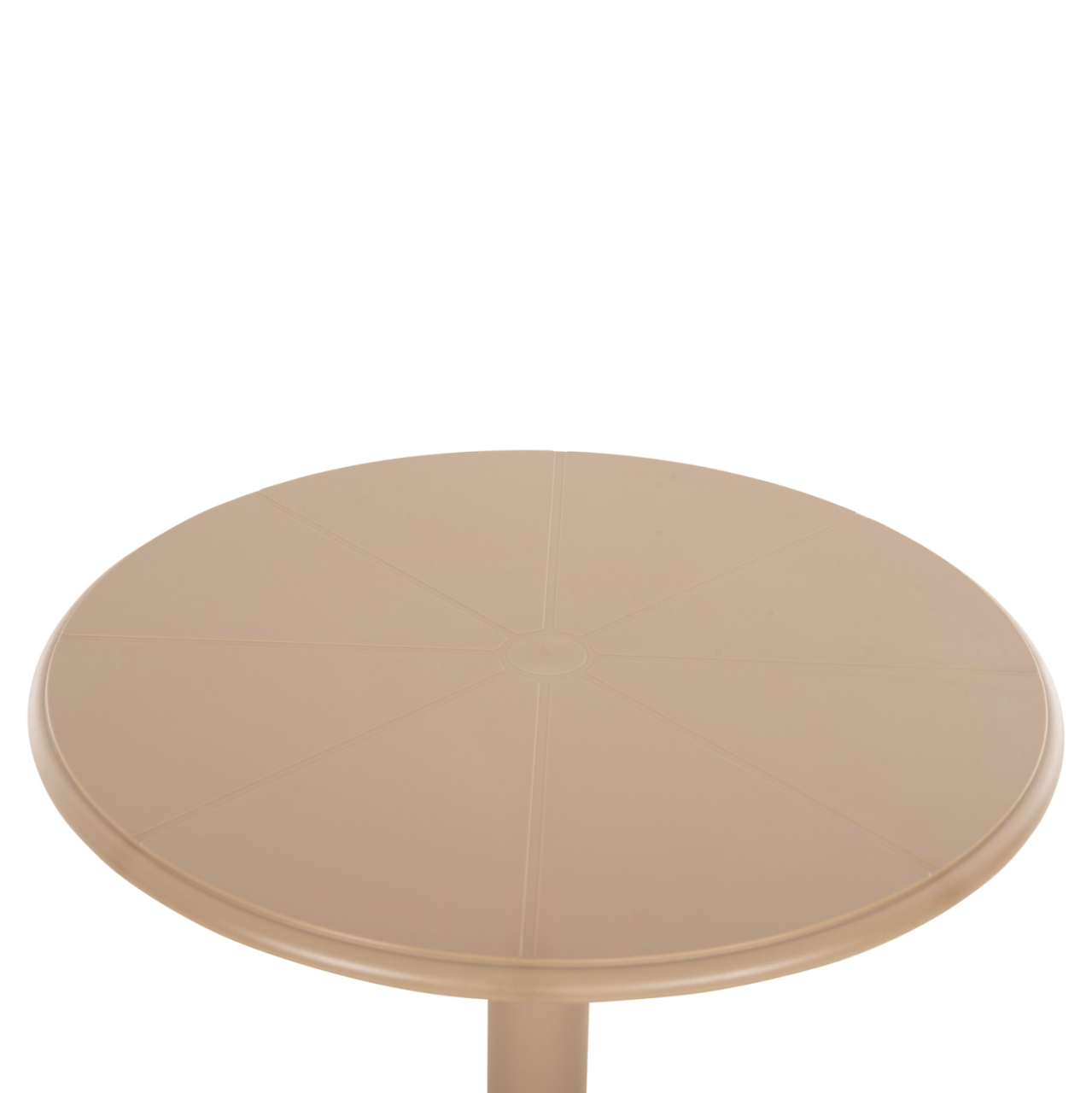 ROUND POLYPROPYLENE TABLE TERRIN HM6124.14 CAPPUCCINO Φ61x77Hcm. [4]