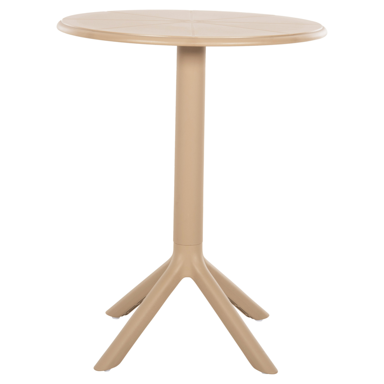 ROUND POLYPROPYLENE TABLE TERRIN HM6124.14 CAPPUCCINO Φ61x77Hcm. [3]