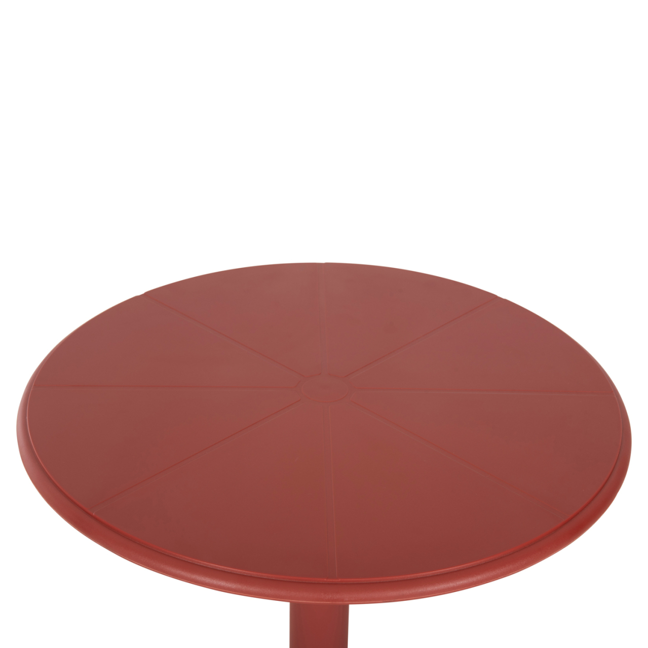 ROUND POLYPROPYLENE TABLE TERRIN HM6124.16 RED Φ61x77Hcm. [4]