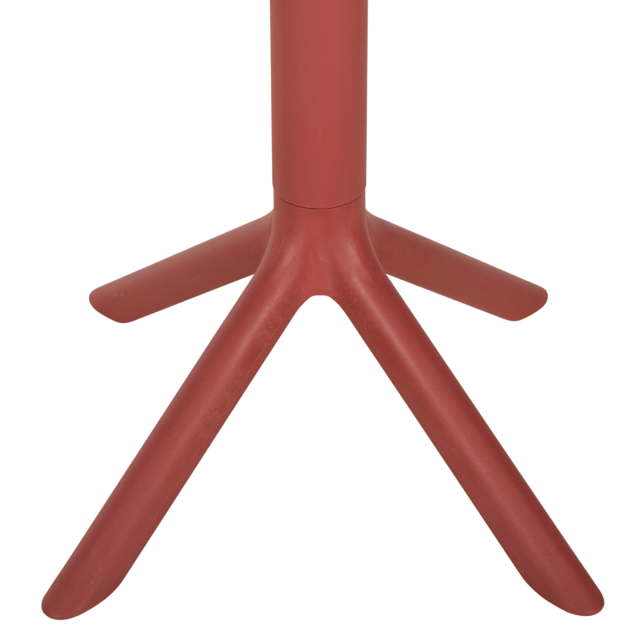 ROUND POLYPROPYLENE TABLE TERRIN HM6124.16 RED Φ61x77Hcm. [5]