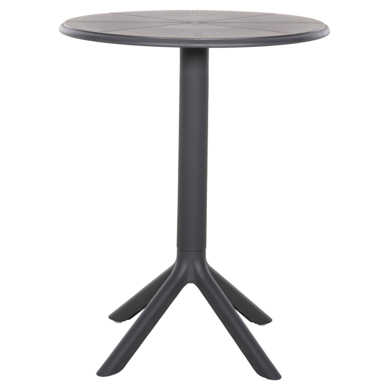 ROUND POLYPROPYLENE TABLE TERRIN HM6124.20 GREY Φ61x77Hcm. [3]