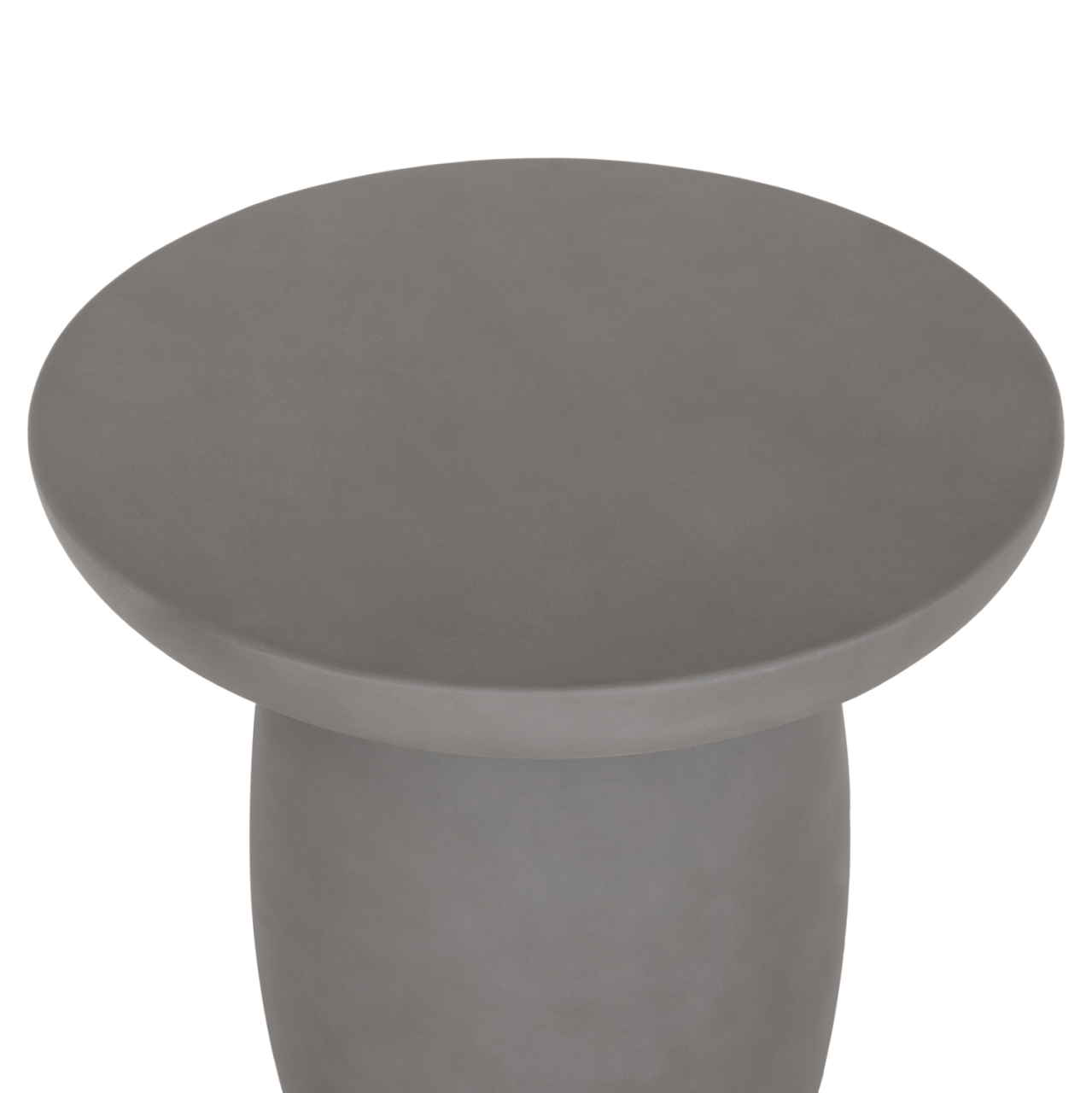 ROUND SIDE TABLE HIKARI HM6593.01 GREY FIBER CEMENT Φ46x48Hcm [5]