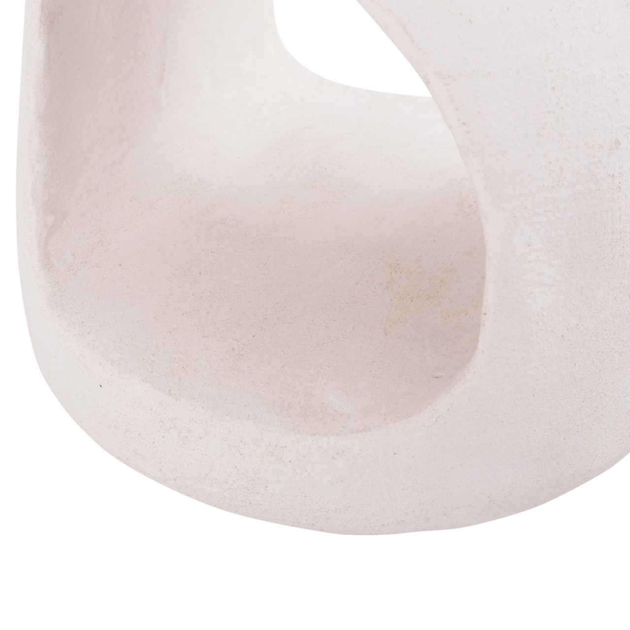 ROUND STOOL SERIES SANTORINI HM18056 POLYRESIN IN OFF-WHITE COLOR Φ38x46Hcm. [7]