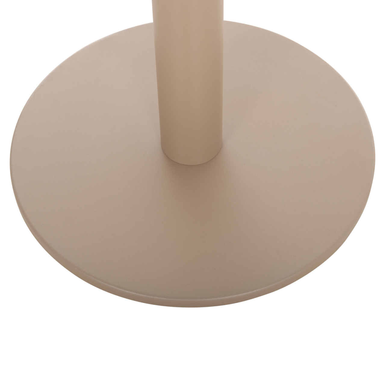 ROUND TABLE BASE HM476.25 ALUMINUM IN CAPPUCCINO Φ45Χ72Hcm.--CROSS 48x48cm [9]