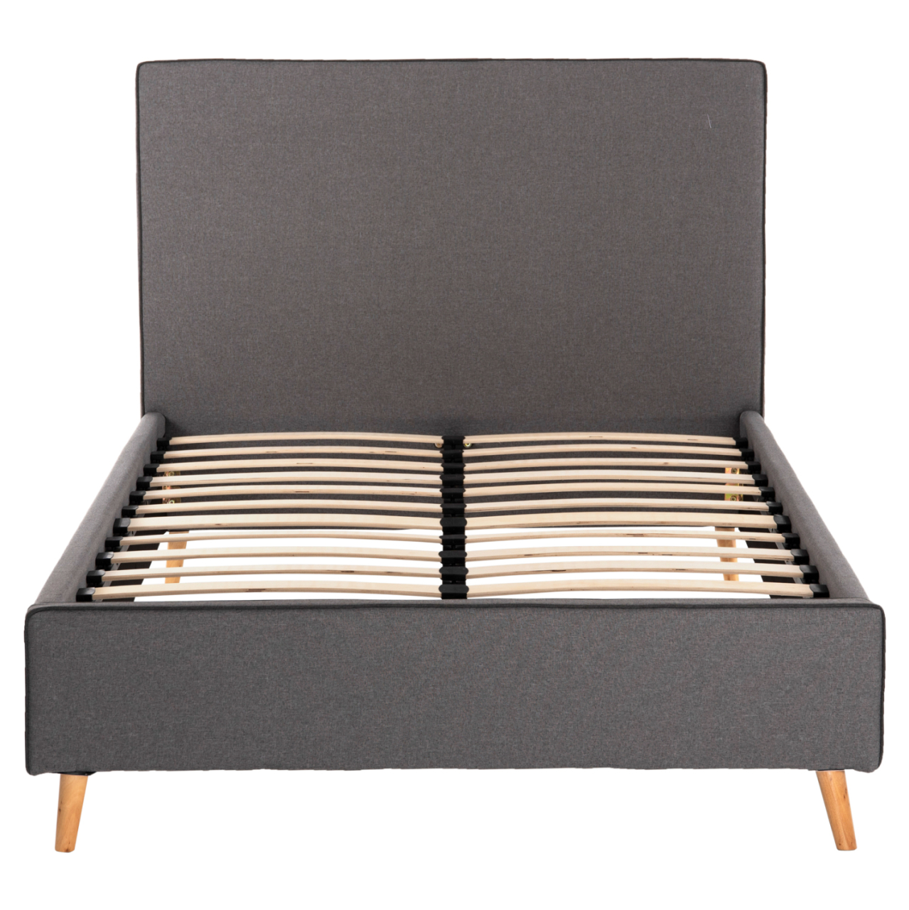 SEMI-DOUBLE BED WITH MATTRESS MAYLIN HM10802.02 GREY FABRIC--MATTRESS 120X200cm [4]