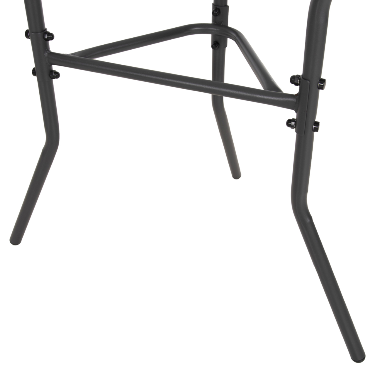 SEMICIRCULAR TABLE LIMA HM5967.01 METAL IN GREY WITH GLASS TOP 70x40x64,5Hcm. [7]