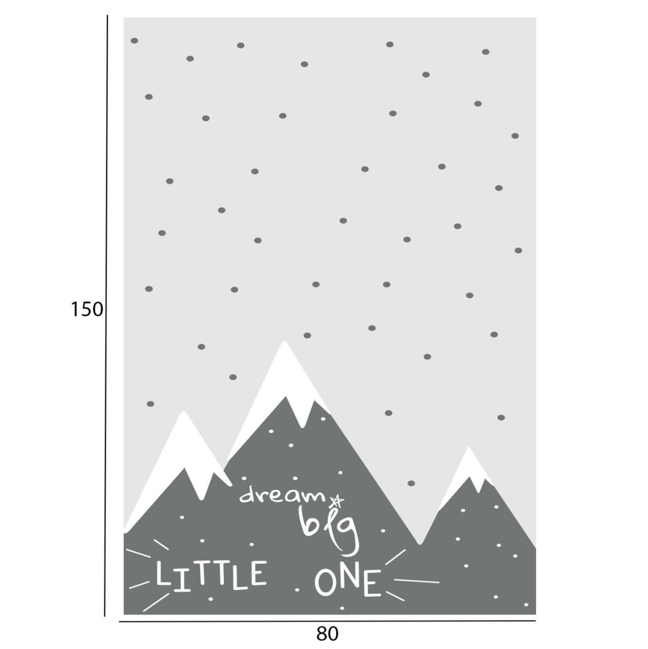 SERIES KIDDER HM7678.11 80Χ150cm, grey-beige carpet, mountain image, fringes [2]