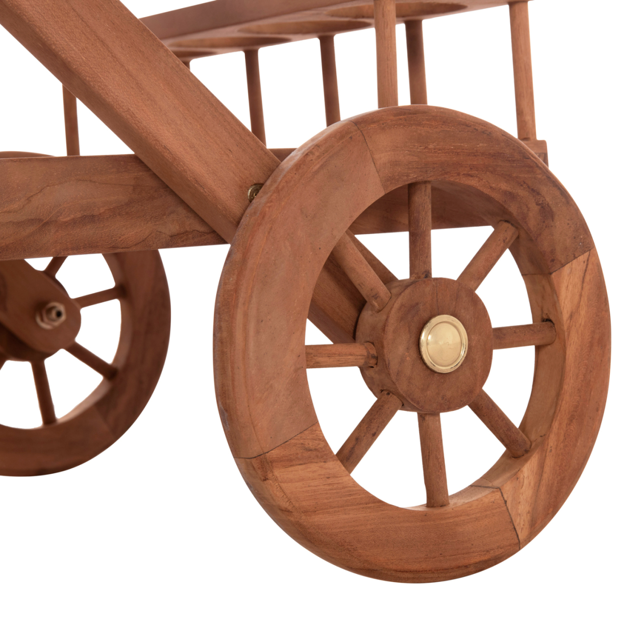 SERVING TROLLEY ALFRED HM4579 TEAK WOOD IN NATURAL COLOR 86x56x80Hcm. [7]