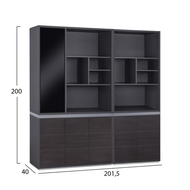 Set 2 pieces Professional Office Library Rosewood HM11200 [2]