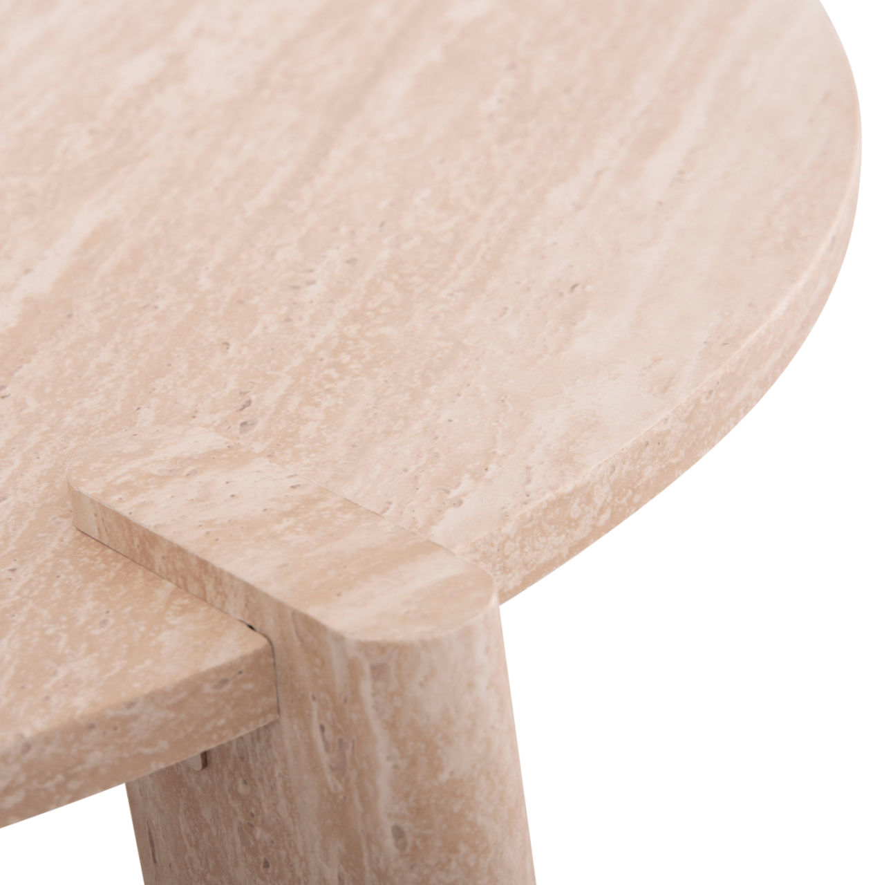 SET 2PCS COFFEE TABLES EQUIL HM9943.01 MDF WITH MELAMINE COVER-NATURAL WOOD COLOR 66x66cm + 87x87cm [6]