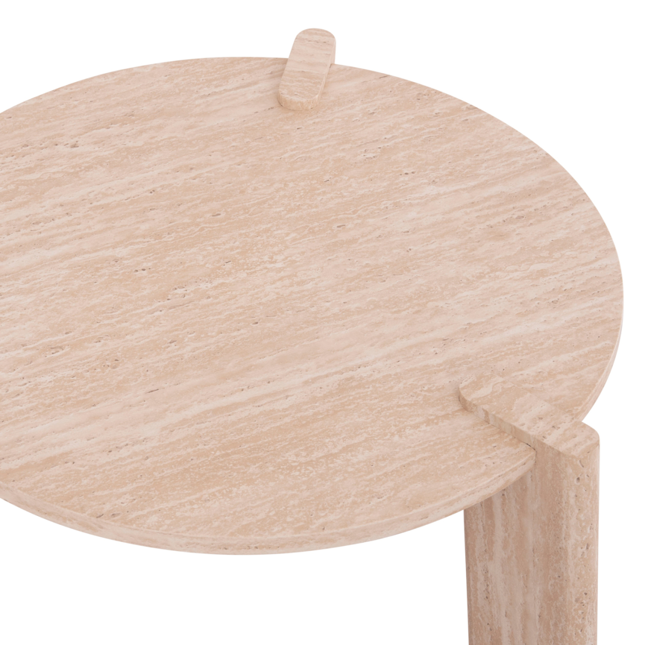 SET 2PCS COFFEE TABLES EQUIL HM9943.01 MDF WITH MELAMINE COVER-NATURAL WOOD COLOR 66x66cm + 87x87cm [7]