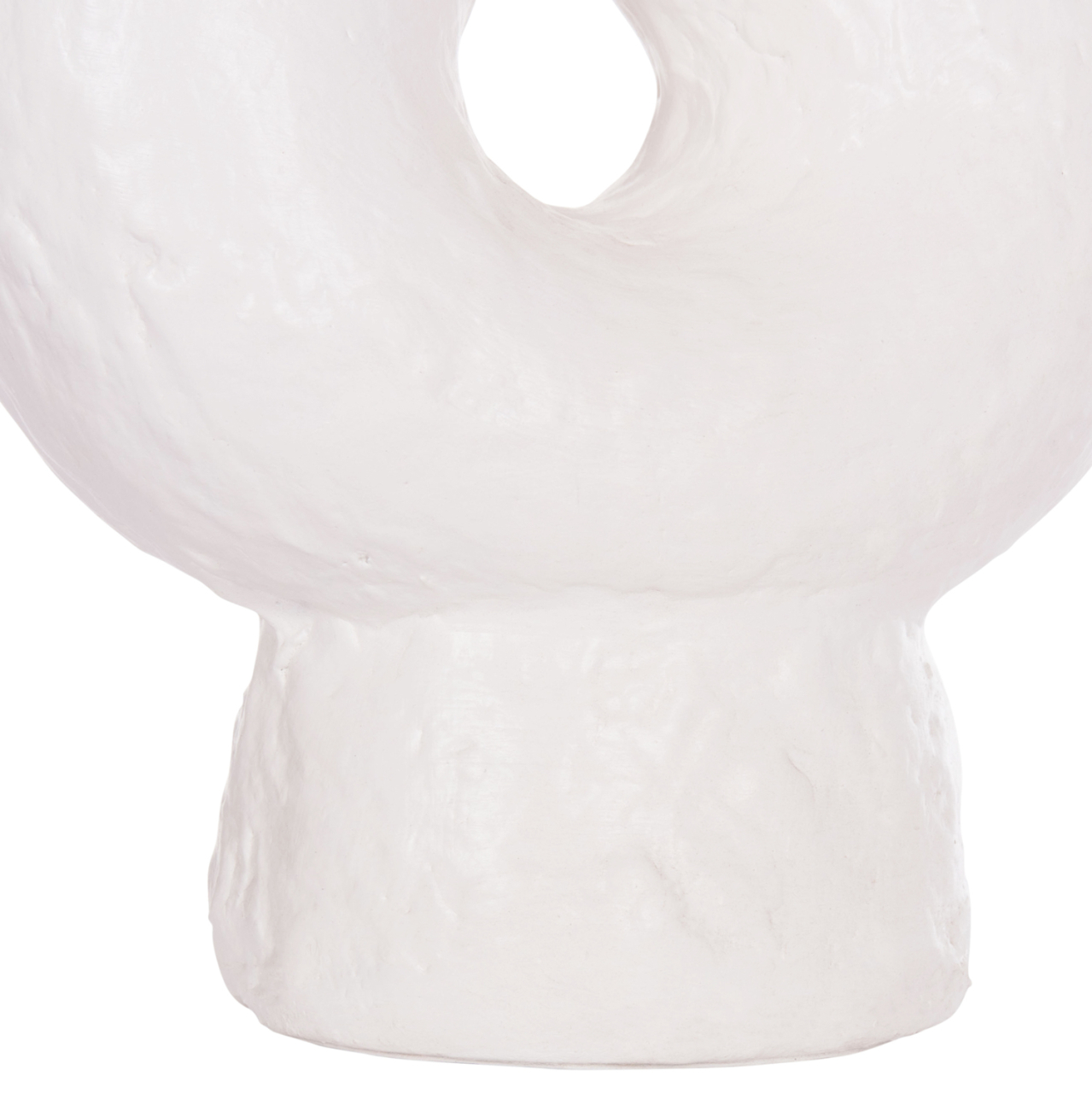 SET 2PCS DECORATIVE TABLE VASES NAMENTIS HM21143.02 TERRACOTA IN WHITE and MAROON RED [5]