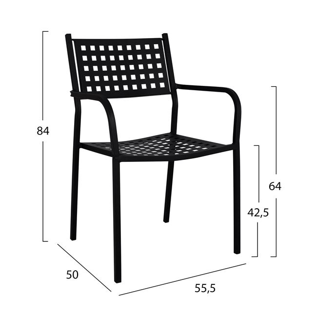 Set 5 pieces Outdoor Space HM10385 with marble table [3]