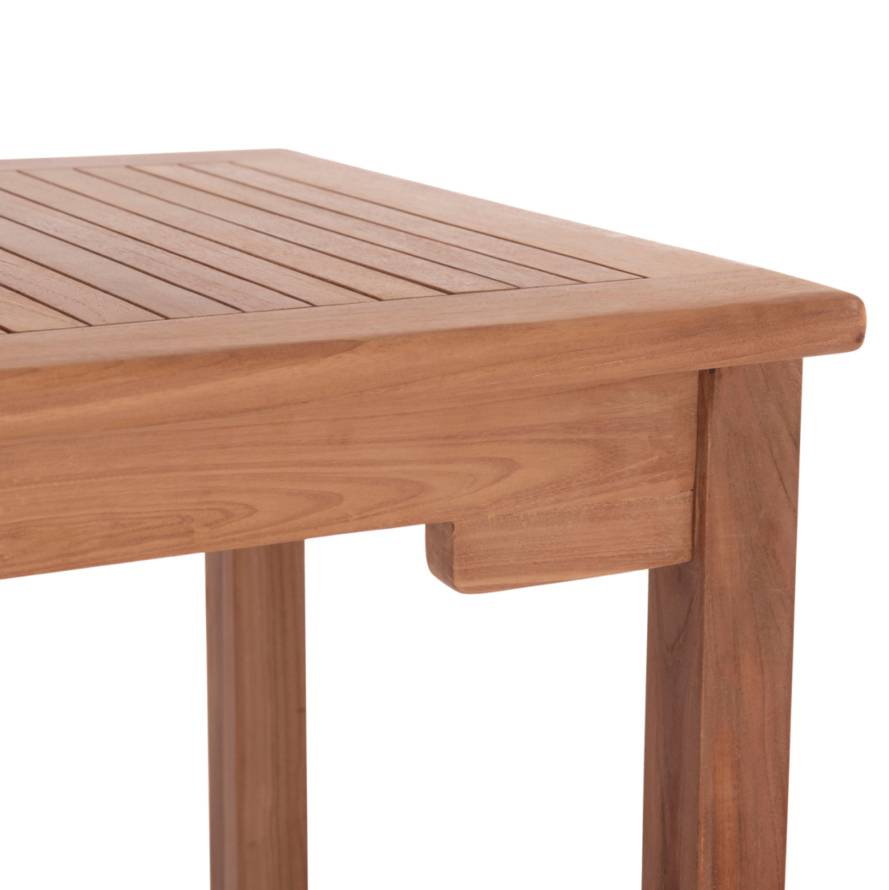 SET BAR TABLE WITH 4 BAR STOOLS NIKOL HM10916 TEAK WOOD IN NATURAL COLOR [5]