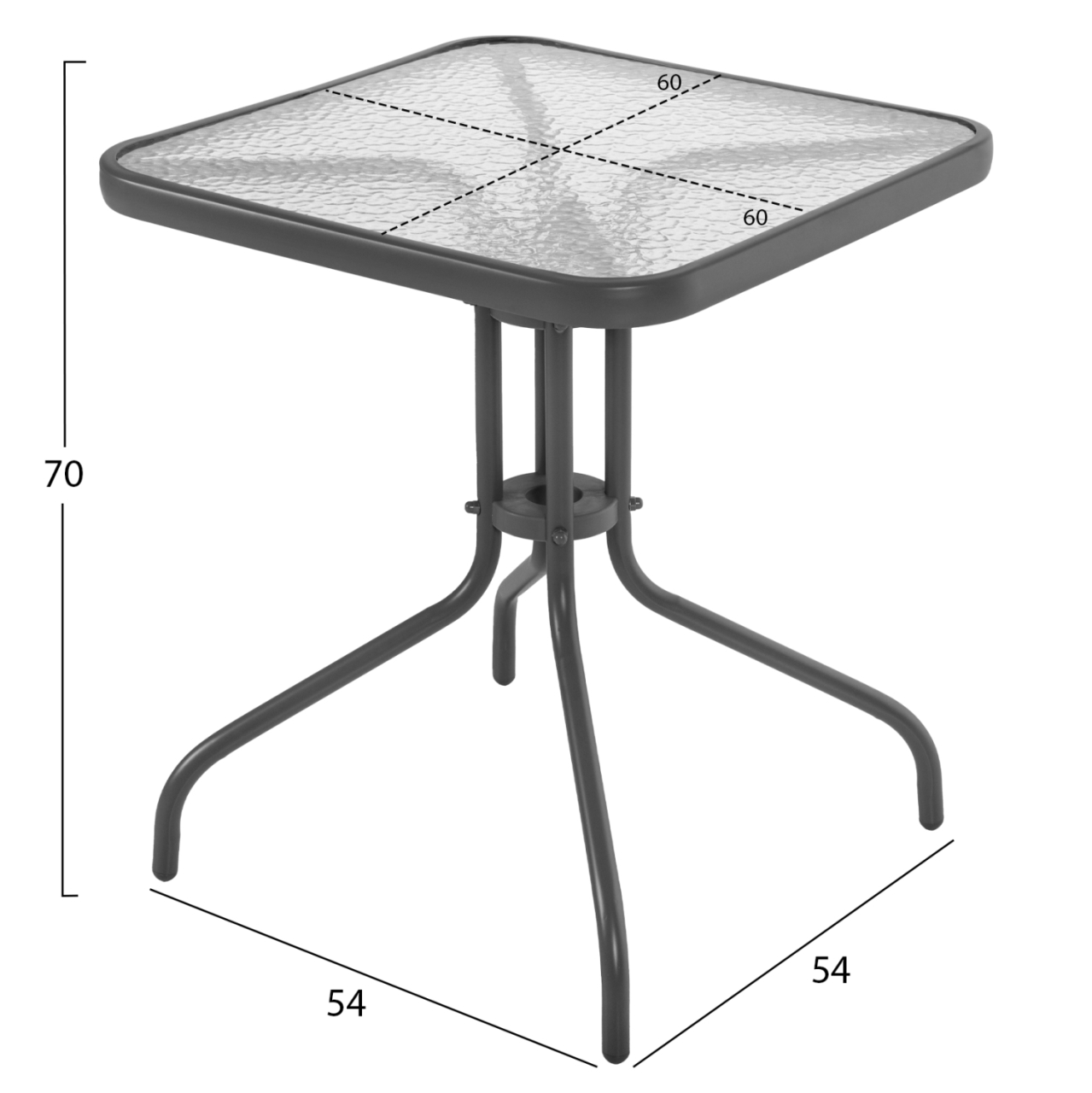 Set Dining Table 3 pieces and 2 chairs and 1 Table HM5183.01 [2]