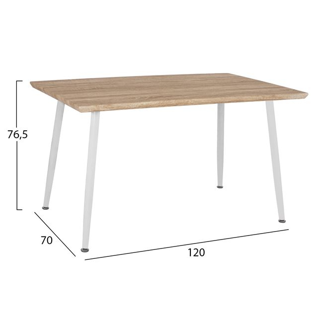 Set Dining Table 5 pieces HM10350.02 Table 120x70x76,5 cm and Chairs Vegas [2]