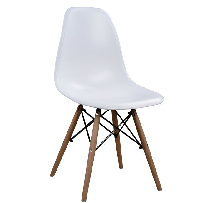 Set dining table 5 pieces Table minimal 120x80- Twist White HM10080.01 [3]