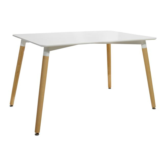 Set dining table 5 pieces Table minimal 120x80x73 cm- Twist Black HM10080.02 [4]