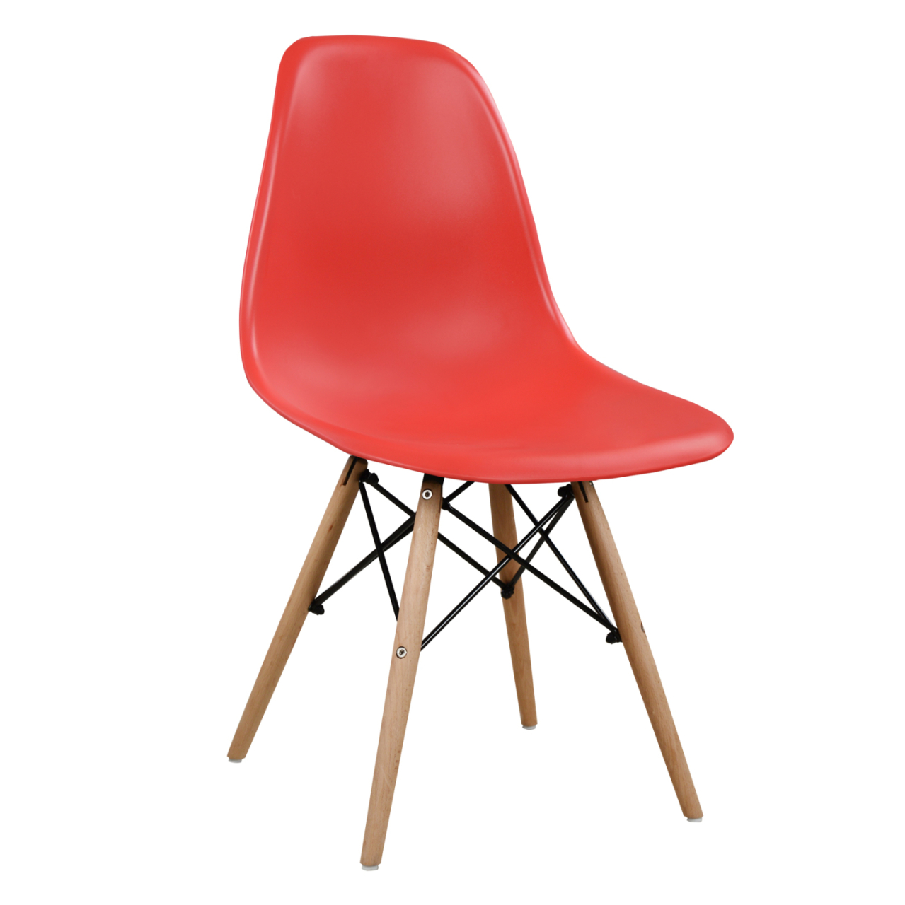 Set dining table 5 pieces Table minimal 120x80x73 cm- Twist red HM10080.04 [3]