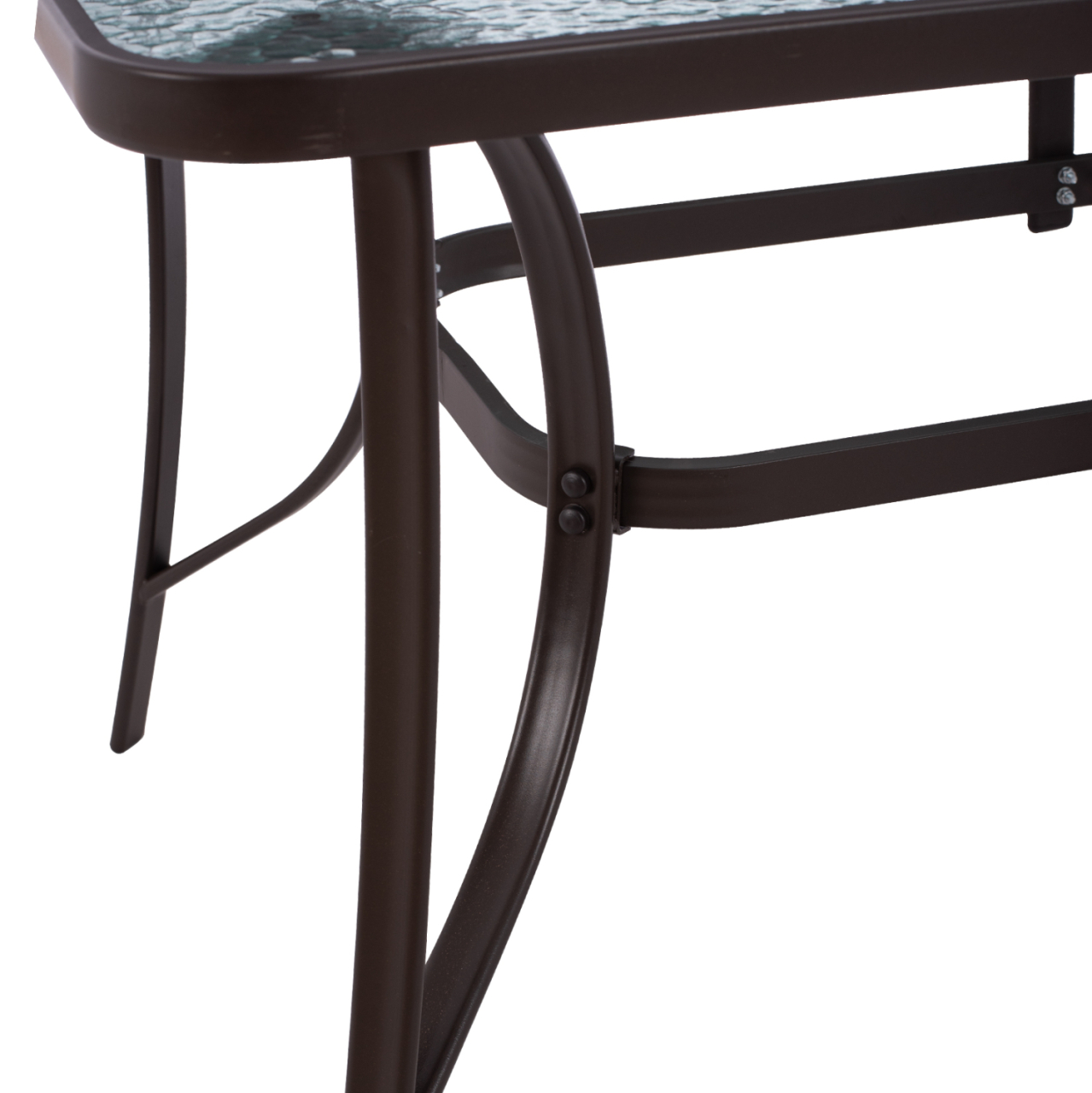 Set dining table 7 pieces 1 Table and 6 chairs Brown HM5119.02 [7]