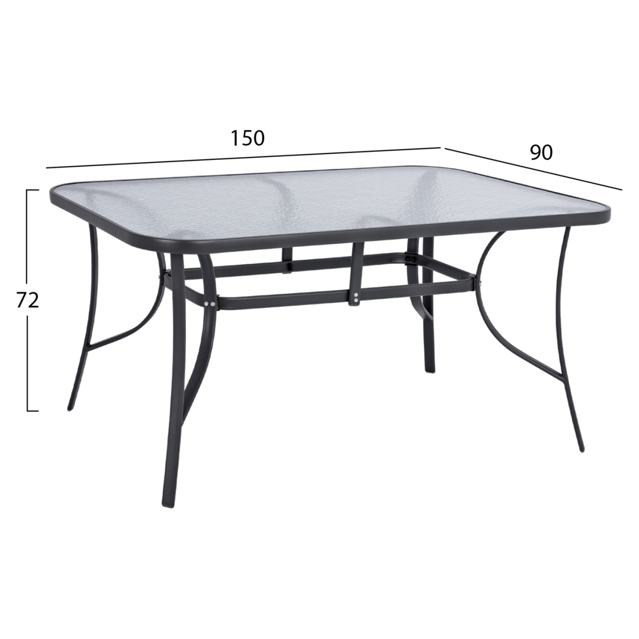 Set Dining Table 7 pieces 1Table and 6 chairs Grey HM5119.01 [2]
