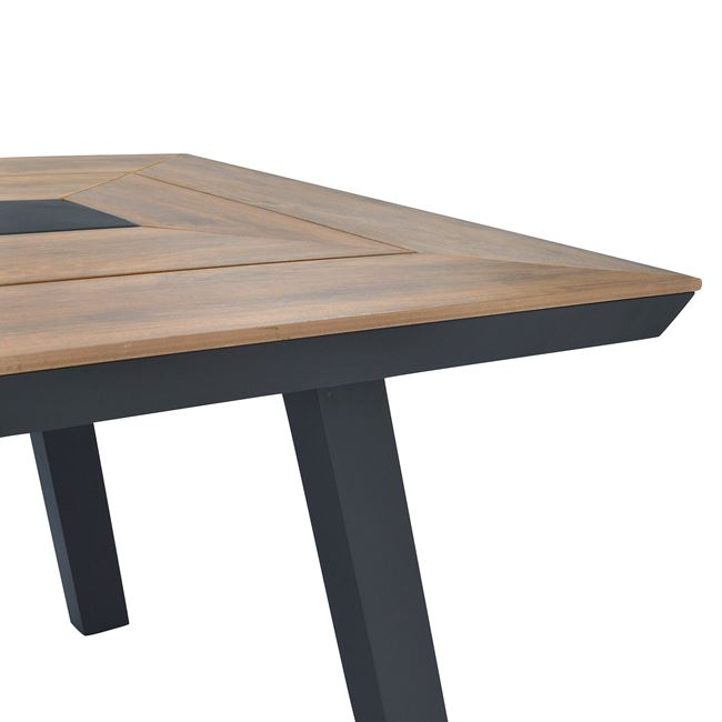 Set Dining Table 7pieces Aluminum in grey color HM5233.02 [4]