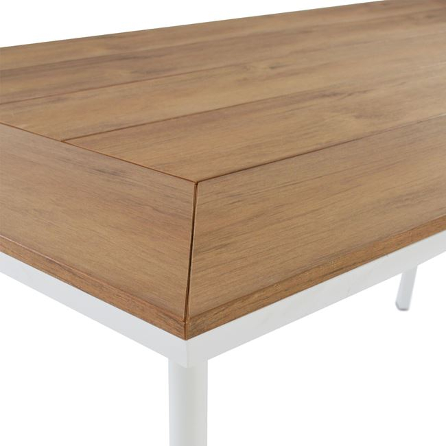 Set Dining Table 7pieces White color HM5240.01 [7]