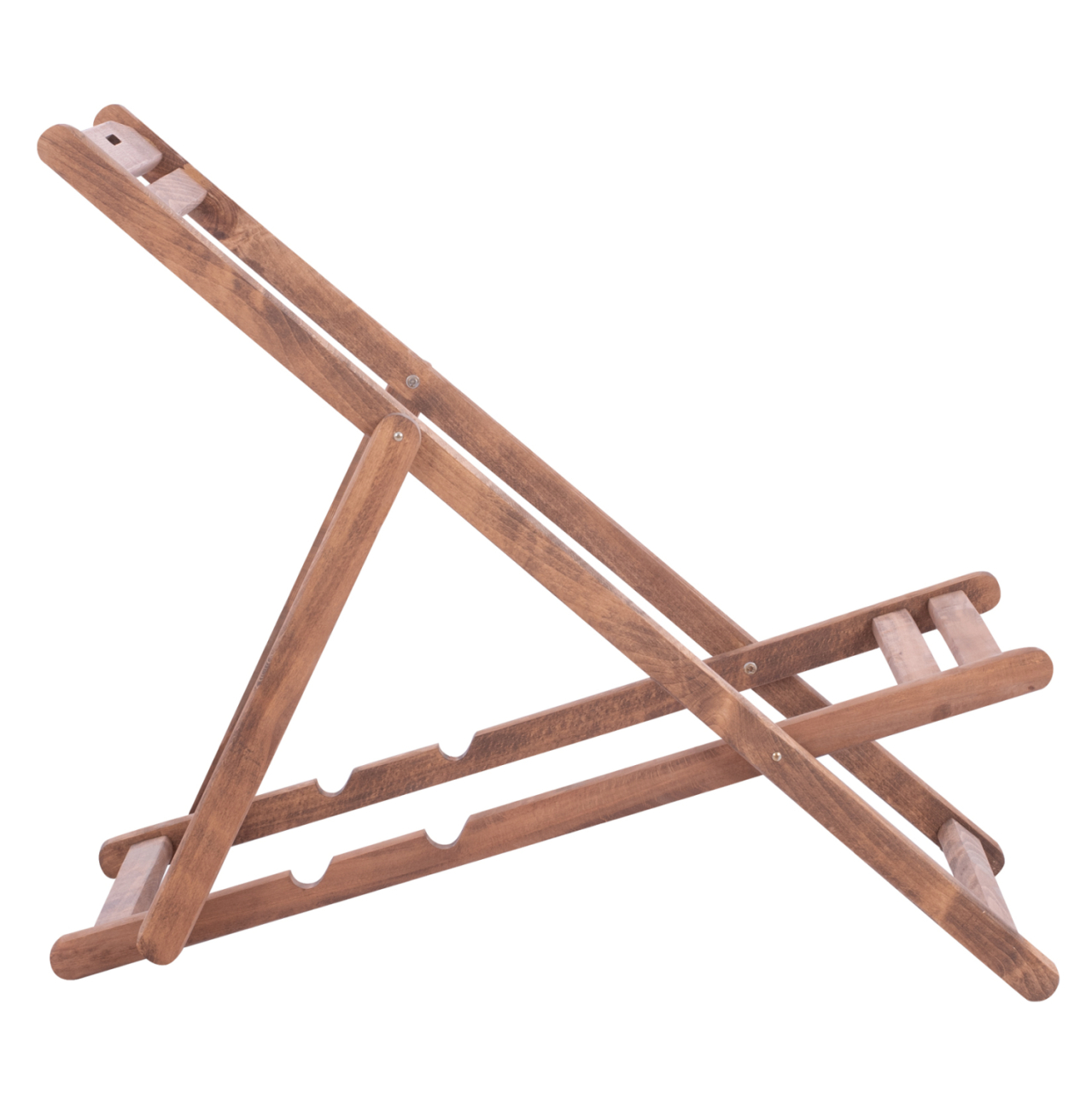 SEZLONG WITHOUT ARMS LIMNOS BEECH WOOD IN WALNUT SHADE HM5798.01 [5]