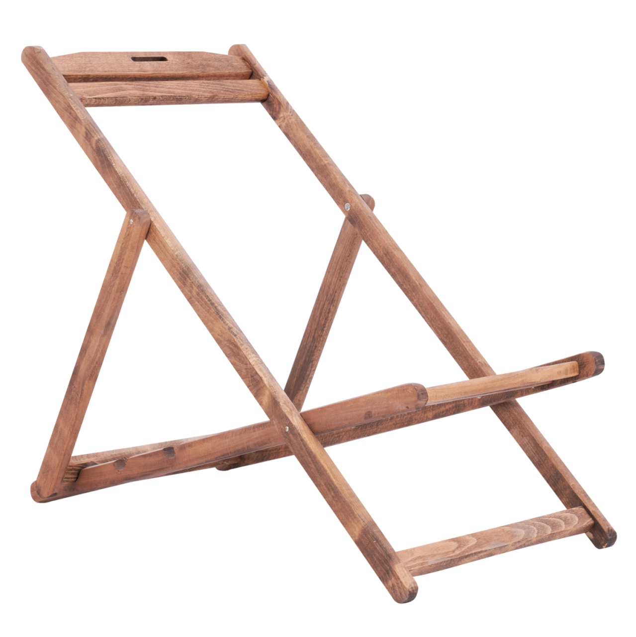 SEZLONG WITHOUT ARMS LIMNOS BEECH WOOD IN WALNUT SHADE HM5798.01 [3]