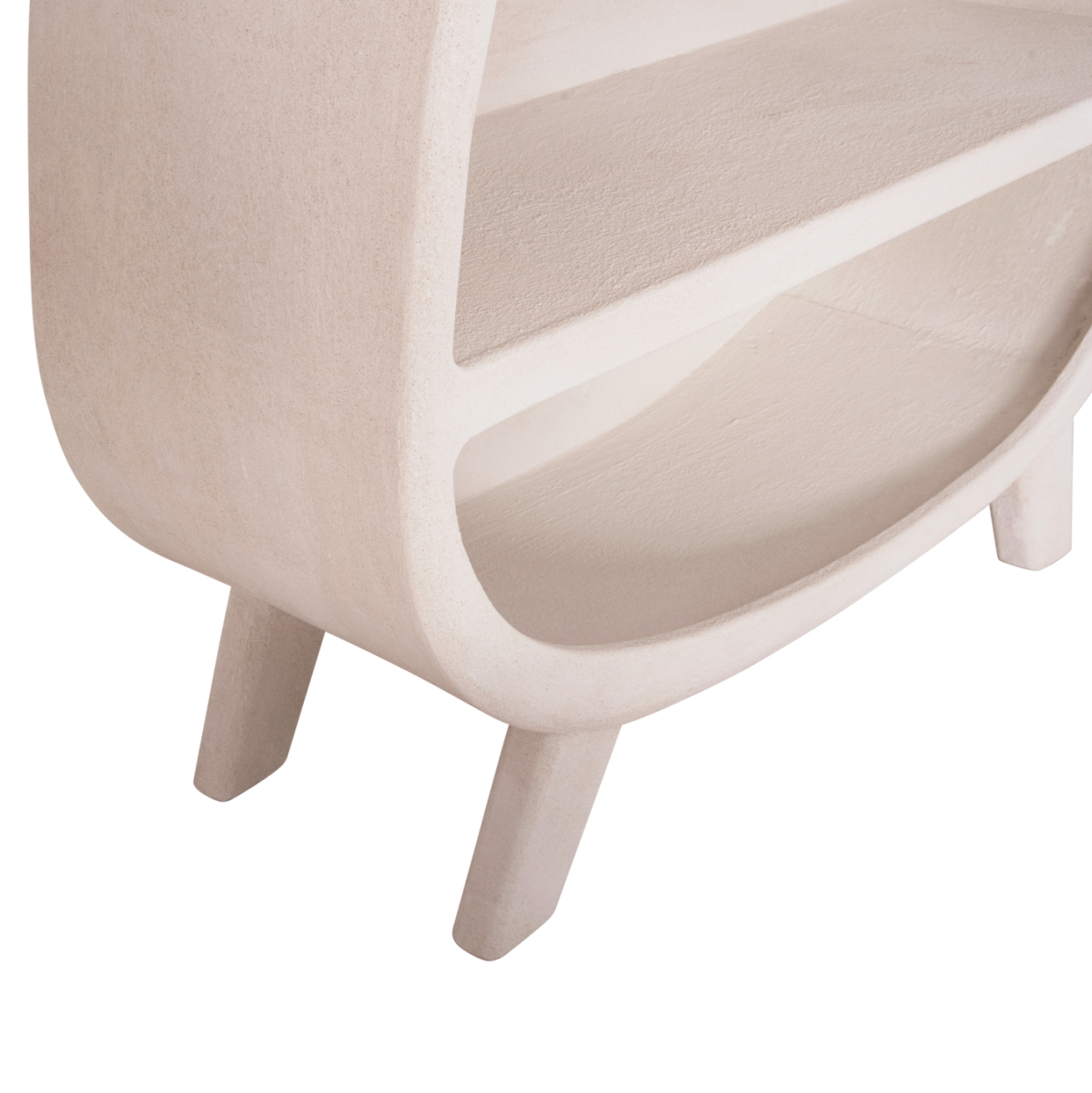 SHELVES RACK SERIES SANTORINI HM18060.01 MDF IN OFF-WHITE 120x38x133Hcm. [6]