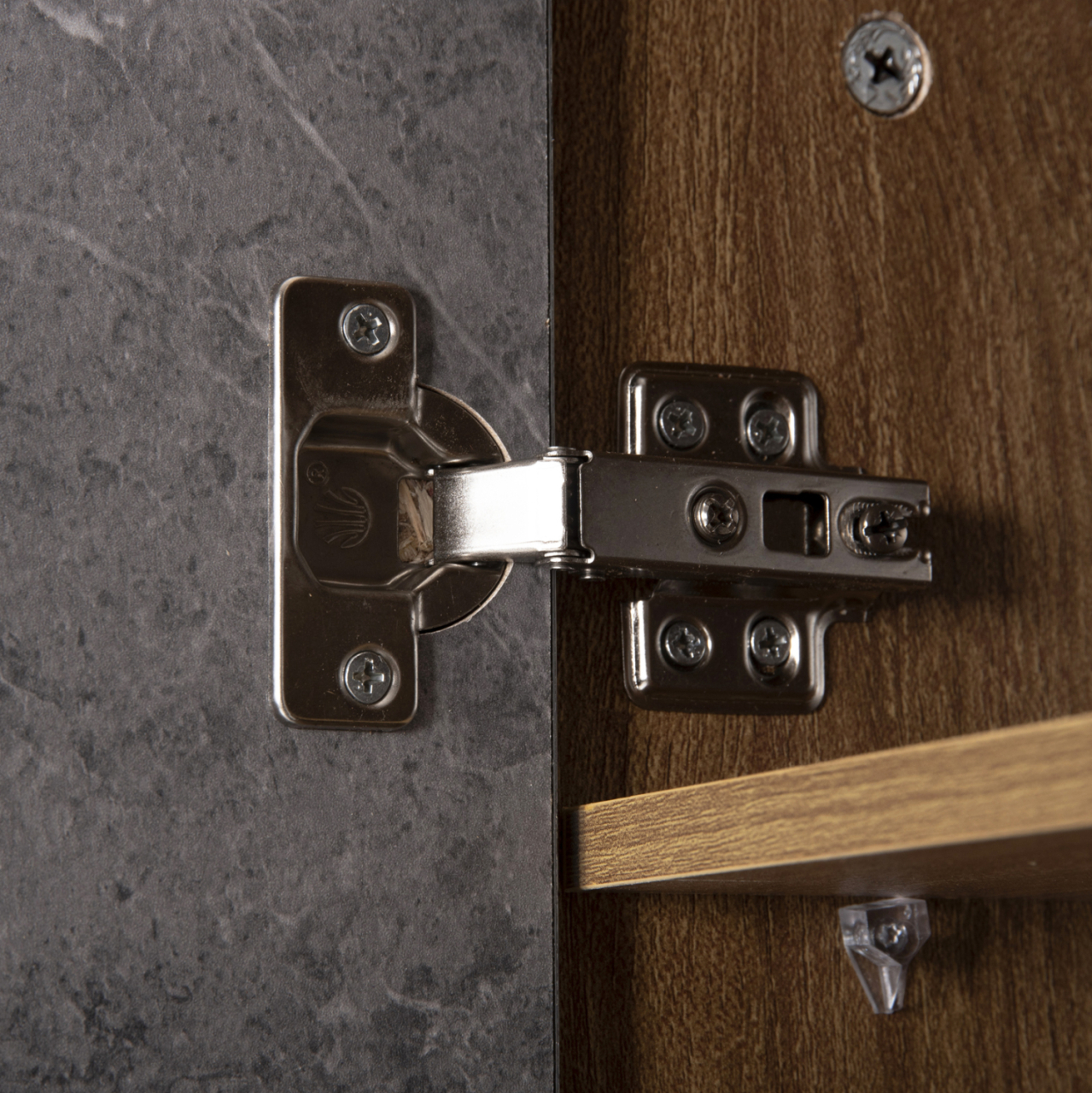 SHOE CABINET ALVARO HM8954.12 MELAMINE IN SONAMA-STONE TEXTURE 50Χ38Χ135Hcm. [9]