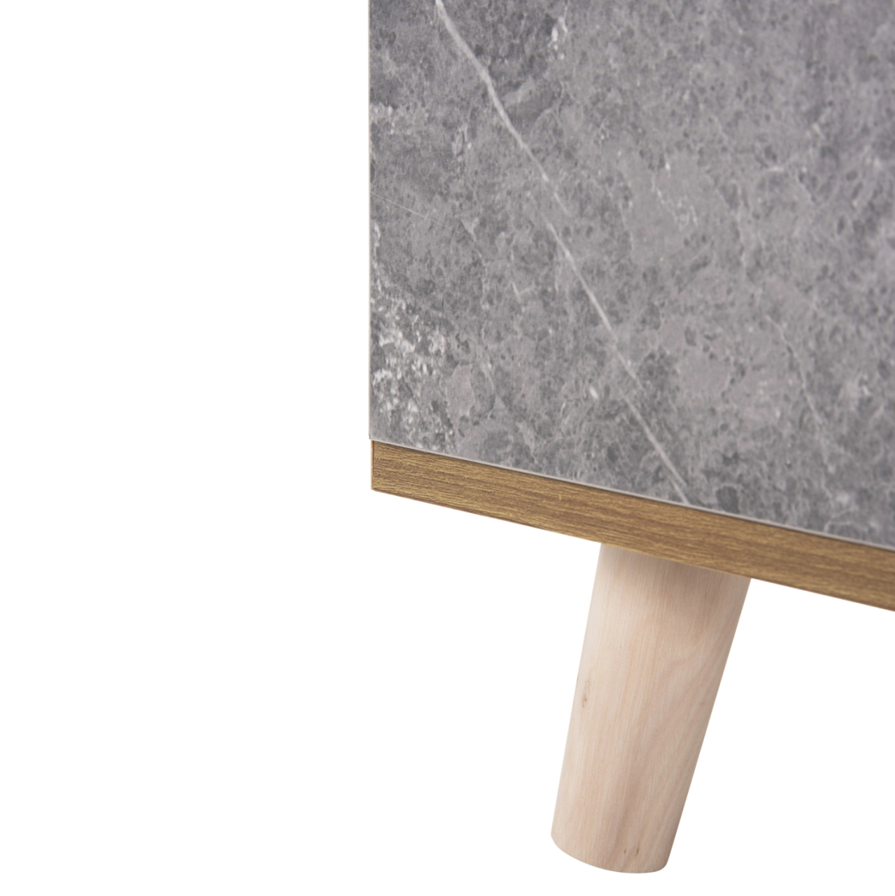 SHOE CABINET ALVARO HM8954.12 MELAMINE IN SONAMA-STONE TEXTURE 50Χ38Χ135Hcm. [10]