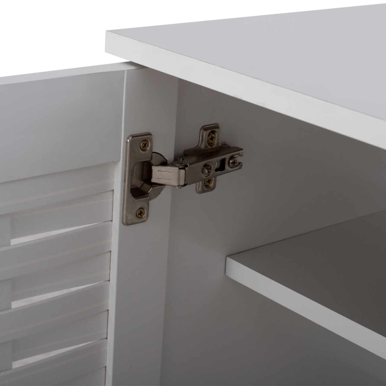 SHOE CABINET CASSIOPE MELAMINE WHITE WITH LEGS 77Χ34Χ67.5Hcm.HM2208.05 [6]