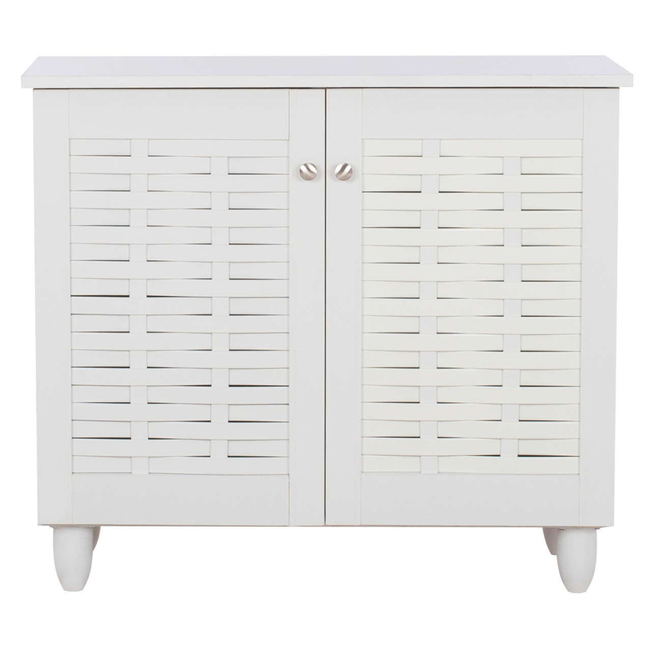 SHOE CABINET CASSIOPE MELAMINE WHITE WITH LEGS 77Χ34Χ67.5Hcm.HM2208.05 [4]